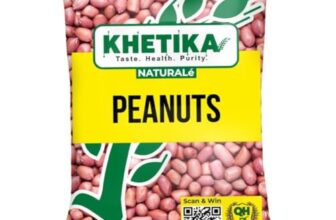 Khetika Peanuts 1Kg | Ground Nut Raw, Groundnut, Raw Peanuts, Moongfali, Unpolished, Rich in Protien & Fiber, Naturale (Pallilu)