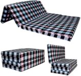 Folding Mattress, Foldable, Lightweight, Travel, Outdoor Camping, Cotton, Portable Mattress, Floor Sleeping Mat for Sleeping Soft Foam Slim Mattress for Single Bed (72″X36″X2″)