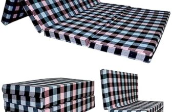 Folding Mattress, Foldable, Lightweight, Travel, Outdoor Camping, Cotton, Portable Mattress, Floor Sleeping Mat for Sleeping Soft Foam Slim Mattress for Single Bed (72″X36″X2″)