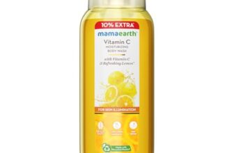 Mamaearth Vitamin C Moisturizing Body Wash with Vitamin C & Refreshing Lemon Scent for Skin Illumination- 275ml|Deeply Cleanses|Intensely Moisturizes|Long-Lasting Fragrance|Radiant Glow|All Skin Types