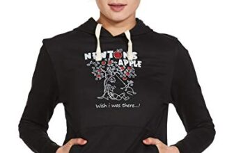 Campus Sutra Womens Printed Black Sweatshirt (AW15_H_W_New_BL_M)