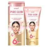 Emami Pure Glow Complete Brightening Cream 50g | with Japanese Sakura Flower & Niacinamide for 2X Brightness & +50% Moisturisation | Mineral-Oil Free, Paraben-Free