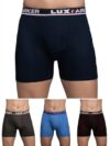 LUX PARKER Men’s Pure Cotton Modern Trunks (Pack of 4) ICD_DRW_COL_4PC_Assorted
