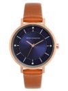 French Connection Leather Analog Blue Dial Women’s Watch-Fcn00010E