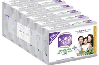 Boroplus Antiseptic And Moisturising Bathing Soap With Neem, Eucalyptus And Honey | 99.9% Germ And Virus Protection | For Smooth, Soft & Nourished Skin, 125G (Pack Of 6)