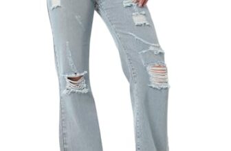 AKACHIC HIGH Rise Flare Jeans