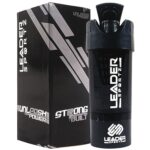 Leader Sportz Gym Shaker Pro Cyclone Bottle 500ml – Leakproof, Sturdy, BPA Free – Ideal for Protein, Preworkout| Advanced Mixing Technology – Extra Compartment for Supplements