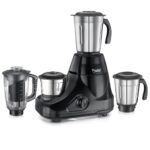 Prestige Iris Pro 750 Watts Mixer Grinder with 4 Jars (3 Stainless Steel Jars + 1 Juicer Jar)|4 Super-Efficient Stainless Blades |Jar Storage Space Sturdy Handles |2 Years Warranty |Black
