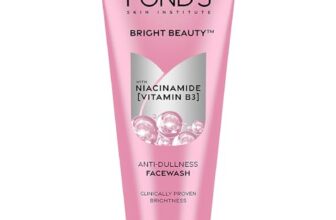 Ponds Bright Beauty Anti-Dullness & Brightening Facewash with Niacinamide | For Glass-Skin Like Shine and with 4X Visibly Brighter Skin, 200gm