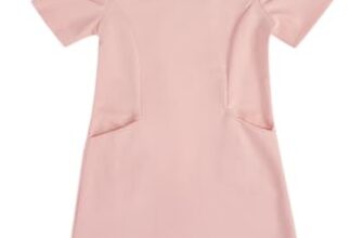 Pantaloons Junior Girl’s Peach Dress Regular Fit,Peach,8-9 YRS