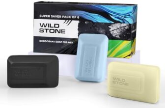 Wild Stone Citrus Burst, Icy Fresh & Charcoal Cleanse Soaps for Bath, (Pack of 6, 100gm each) | Refreshing Bathing Soap with Fragrance & Freshness – Tan Removal, Skin Brightening, Instant Glow