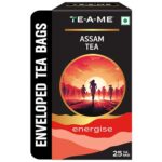 TE-A-ME Energise Assam Tea – 25 Teabags | Tea Bags