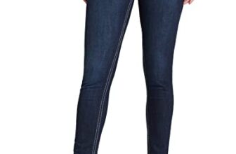 Amazon Brand – Symbol Women’s Skinny Stretchable Jeans (SS19DNM002I_Dark Blue_32)