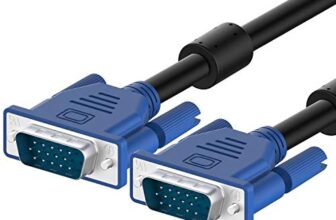 LS LAPSTER Quality Assured Male to Male VGA Cable 1.5 Meter, Support Monitor/PC/LCD/LED, Plasma, Projector, TFT (LST-VGACBLE-1.5M)