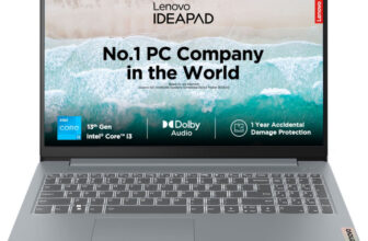 Lenovo IdeaPad Slim 3 Intel Core i3 13th Gen 1315U – (8 GB/512 GB SSD/Windows 11 Home) IdeaPad Slim 3 15IRU8 Thin and Light Laptop(15.6 Inch, Arctic Grey, 1.62 Kg, With MS Office)