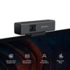 OnePlus Full HD USB Resolution TV Camera (only Compatible for OnePlus Q and U Series TVs) | Privacy Protection (Grey) (2021 Model)