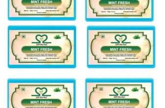 S2M Herbal Pure Mint soap (6 x 125 g)