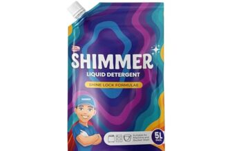 Shimmer Liquid Detergent – 5L Family Pack | French Lavendar Fragrance | Deep Clean Technology | Removes Tough Stains | Fresh Long-Lasting Fragrance | Suitable for All Washing Machines & Bucket Wash