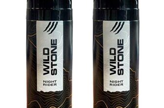 Wild Stone Night Rider Long Lasting Deodorant for Men, Pack of 2 (150ml each)