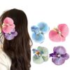 4PCS Flower Clip, Flower Hair Clip, Flower Clips for Women Hair Elegant Floral Hair Accessories with Butterfly Orchid Designs, Ideal for Special Occasions