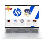 HP Omnibook 5 OLED, Snapdragon X Processor (16GB LPDDR5x,1TB SSD) 2K OLED, Micro-Edge, 16”/40.6cm, Win11, M365*Office24, Glacier Silver, 1.59kg, fb0001QU, FHD Camera, Backlit, Next-Gen AI Laptop