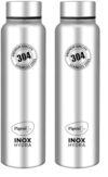Pigeon by Stovekraft INOX Hydra Plus Stainless Steel Drinking Water Bottle 900 ml – Silver (Pack of 2)