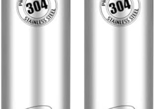 Pigeon by Stovekraft INOX Hydra Plus Stainless Steel Drinking Water Bottle 900 ml – Silver (Pack of 2)