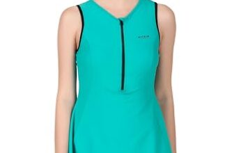 VIVA Swimming OWSD-330 Female Swim Dress with Short Leg I Womens Swimming Costume I Swimwear for Women I One-Piece Swimsuits I Swimsuit for Women