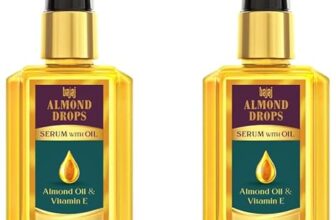 Bajaj Almond Drops Hair Serum for Women & Men with Almond Oil & Vitamin E | Provides Long lasting Frizz Control | For 3X Softer Hair | 50ml (Pack of 2)