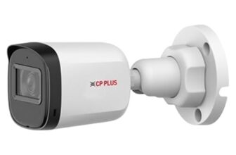 CP PLUS 2.4MP IR Wired Bullet Outdoor Camera CP-URC-TC24PL3 Compatible with DVR only | 3.6mm Lens | 30 Meter Black & White Night Vision | IP67 | Analog HD CCTV Camera, White