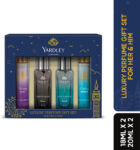 Yardley London Luxury Perfume Gift Set for Her & Him| 18ml x 2 + 20ml x 2 Combo Set(Set of 4)