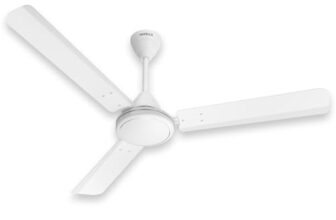 Havells Mozel XP 1200mm Ceiling Fan, Best in Class Base Fan with High Air Delivery, Energy Saving & 100% Pure Copper Motor | 2 Year Warranty | Matt White