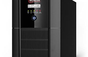 Microtek Jumbo Pure Sine Wave & DSC Based Technology UPS for Home, Office & Shops Working Power:2.2KVA/1760W (JM SW 2750+/24V)