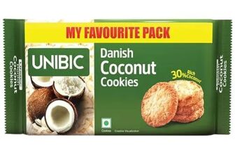 Unibic Danish Coconut Cookies, 270/300g (weight may vary)