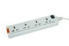 Havells 4 Way Extension Board With Surge & Spike Protection|For Power Requirements Up To 1440W |1.5 Mtr ISI Certified Copper Wire| LED Indicator | Rating -6A, 240V | Home & Office Use, 10 Volts