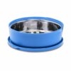 SIGNORA WARE Monarch Stainless Steel Big Storage Container | Airtight & Leakproof | Microwave Safe | Preserves Freshness & Aroma | Best for School, Office, Picnics & Outdoor Activities (800ml | Blue)