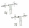 Aas Copula Elegant Stainless Steel Door Aldrop Ss Finish with Cram and Hook Set, Stylish & Modern Design, Secure Your Space with The Laher Door Lock (Pack of 2)