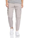 Amazon Brand – Symbol Men’s Stretchable Cargo Jogger Pants | Chinos | Casual Trousers (Slim Fit) (Ash_36)