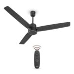 Havells FAB BLDC Ceiling Fan 1200 mm (Made In India), 380 RPM, Savings Upto 65%, Reverse Rotation, 4 Modes (Boost,Sleep,Breeze,Mop), Low Wattage 30 W, Low Noise, Air Flow:235 CMM, 3Y Warranty, Black