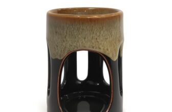 Cortina Ceramic Electric Wax Melt Warmer with Silicone Dish Fragrance Oil Burner for Wax Melts & Essential Oils Stylish for Home Bedroom Office Decor & Gift Use Color 8 (Warmer Only Wax Not Included)