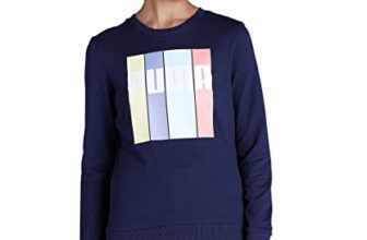 PUMA Women, WMN Graphic Crew III, Peacoat, M, (67038006)