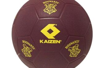 KAIZEN HP RTM Size-3 PVC Balls for Kids | Roto Moulded Maroon Ball with Hogwarts Logo | Soft Touch & Durable | Indoor Outdoor Play Ball for Boys & Girls