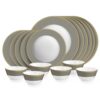 CELLO Moonstone Solitaire Series Opalware Dinner Set of 18 Pieces For Family of 6 | Bone-Ash Free & Leadfree Opal Glass Microwave & Dishwasher Safe, Crockery Plates & Bowls Set For Daily Use & Gifting