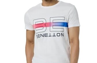 United Colors of Benetton BE Solid Ombre Stripe TEE