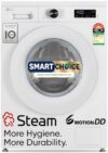 LG Smart Choice, 7 Kg, 5 Star, Steam, Inverter Direct Drive Technology, 6 Motion DD, Fully-Automatic Front Load Washing Machine (FHB1207Z2W, Remove Allergens & Stain, In-Built Heater, Essence White)