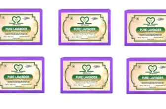 S2M Herbal Lavender Soap (Pack of 6) (6 x 125 g)
