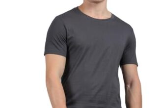 Dollar Pack of 1 Cotton Solid Men Tshirt Dark Grey