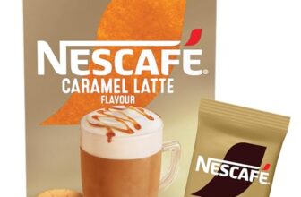 NESCAFÉ Caramel Latte Instant Coffee 7 x 17g Sachets