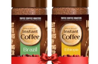 Toffee Coffee Roasters Instant Coffee 50 gm, Columbia Instant Coffee | As Seen On Shark Tank | 100% Arabica Coffee Powder | Ready in Seconds | Microground Technology