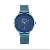 Titan Slimline Blue Dial Analog Stainless Steel Strap Watch for Women-NS95142QM01